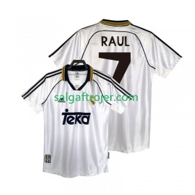 Real Madrid RAUL 7 2000 Fodboldtrøjer Retro Hjemmebanesæt 1998 Kort ærmer